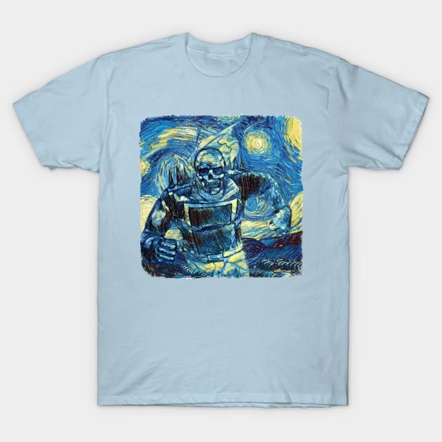 Ghost Rider Van Gogh Style T-Shirt by todos